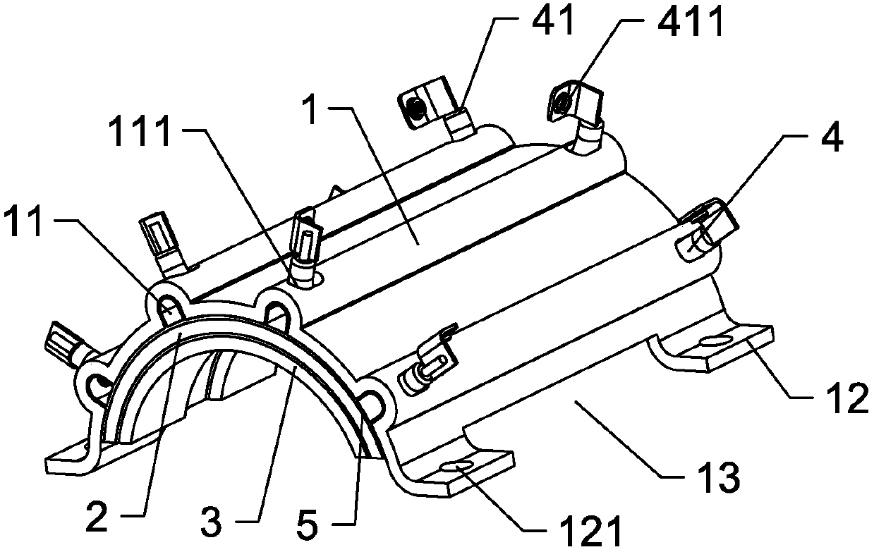 Novel aluminum heating ring and manufacturing method thereof