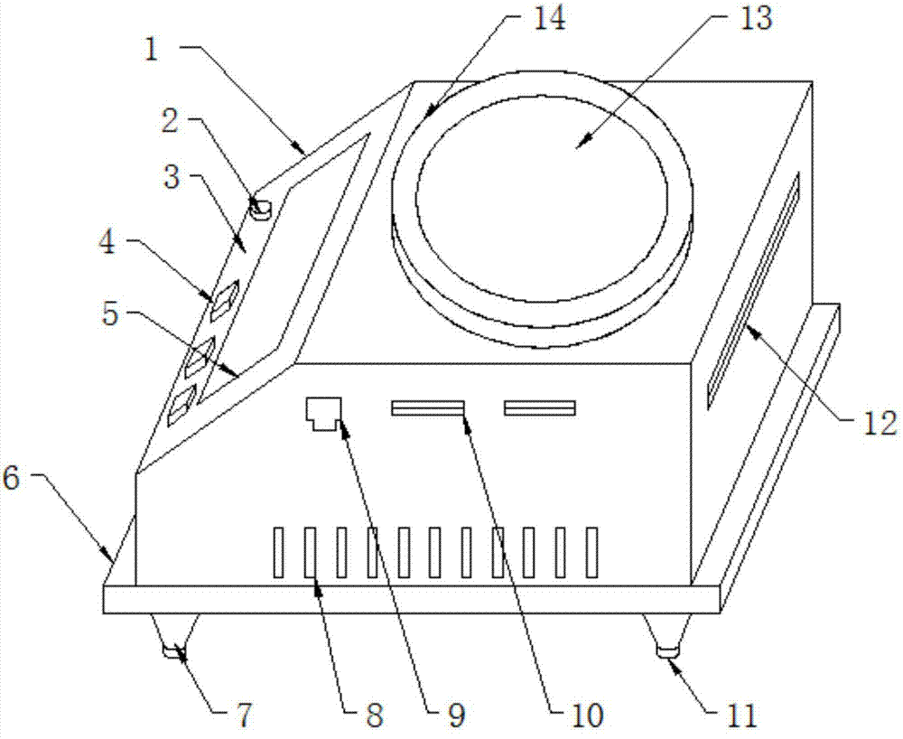 Pesticide residue detection tracing analyzer