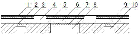 Low-cost intelligent chip carrier band and manufacturing method therefor