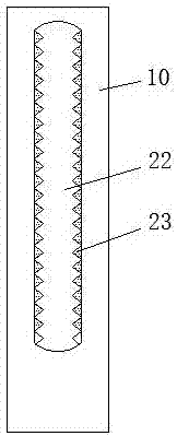 Wall gap filling device for construction