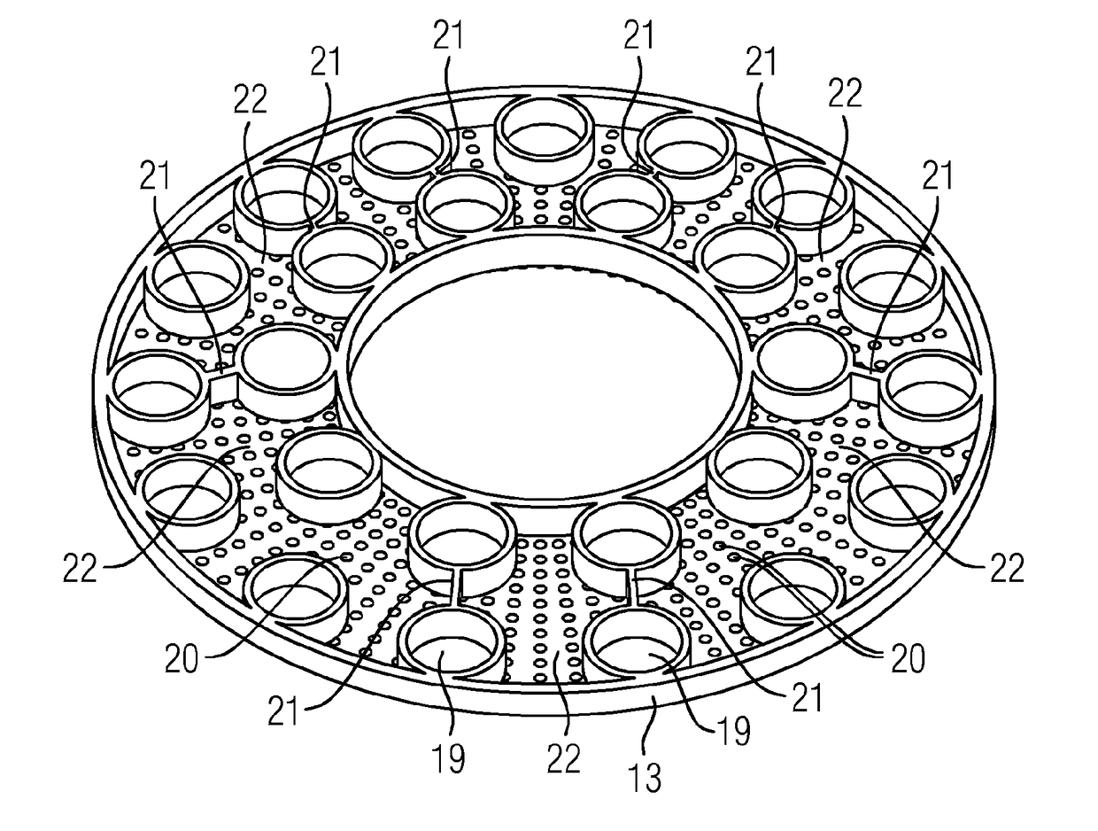 Burner arrangement with resonator