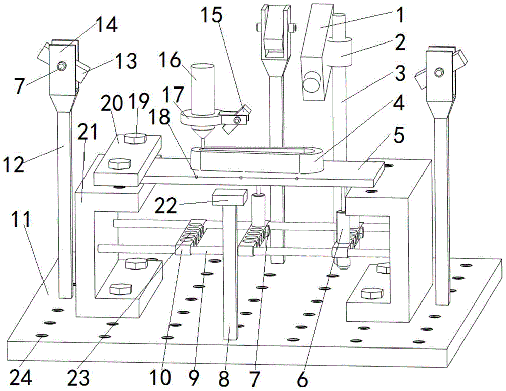 Temperature and deformation real-time synchronous measuring device and method in high-energy-beam material additive manufacturing