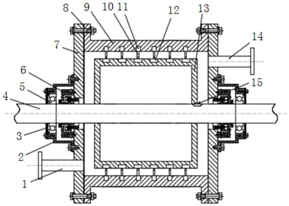 Integrated antibiotic wastewater degradation device based on hydraulic power and ultrasonic cavitation