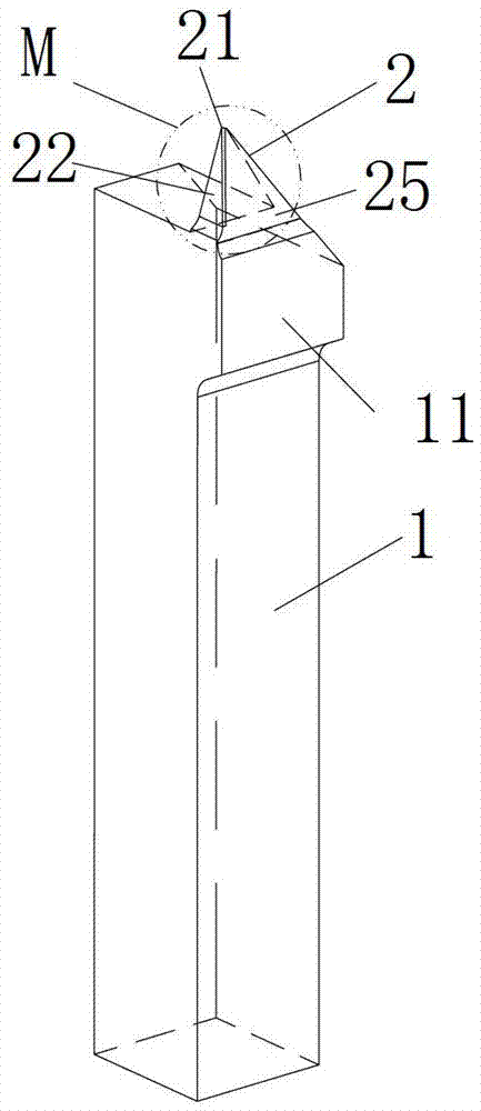 Cutter for machining Fresnel patterns and manufacture method of cutter