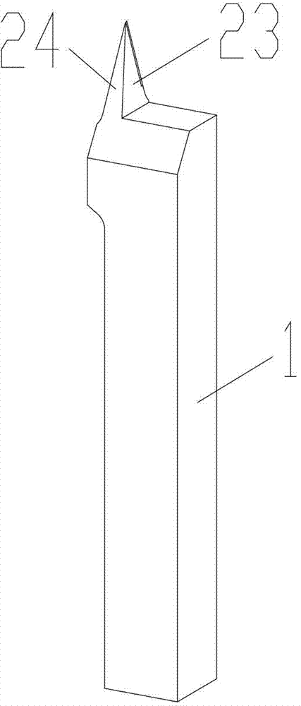 Cutter for machining Fresnel patterns and manufacture method of cutter