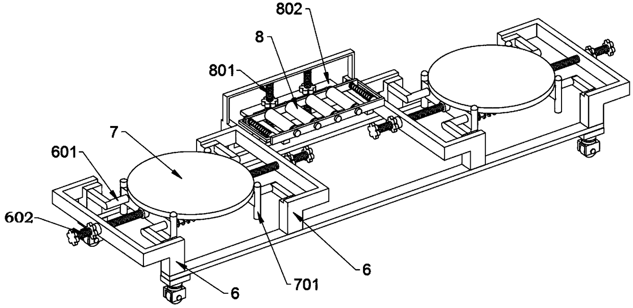 Automatic dispersing device for machining process of electronic product workpieces