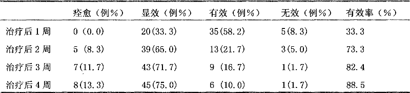 Compound liniment for treating acne