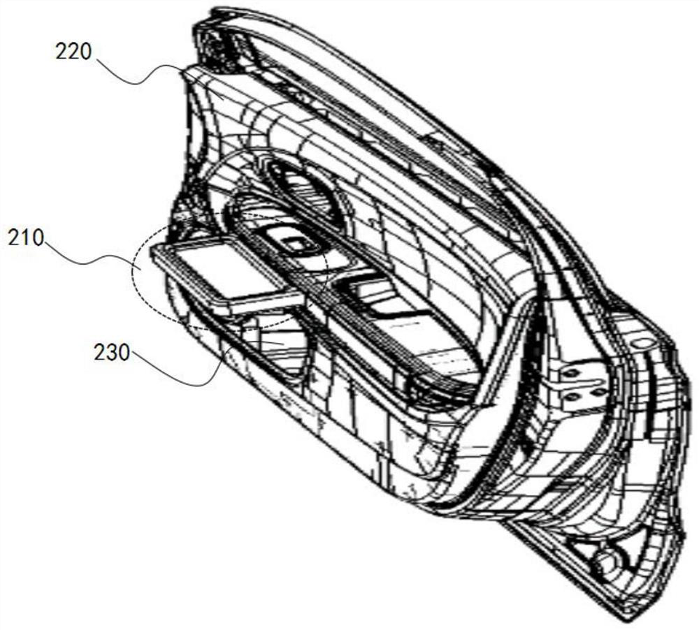 Vehicle door mobile phone wireless charging system, control method thereof and vehicle