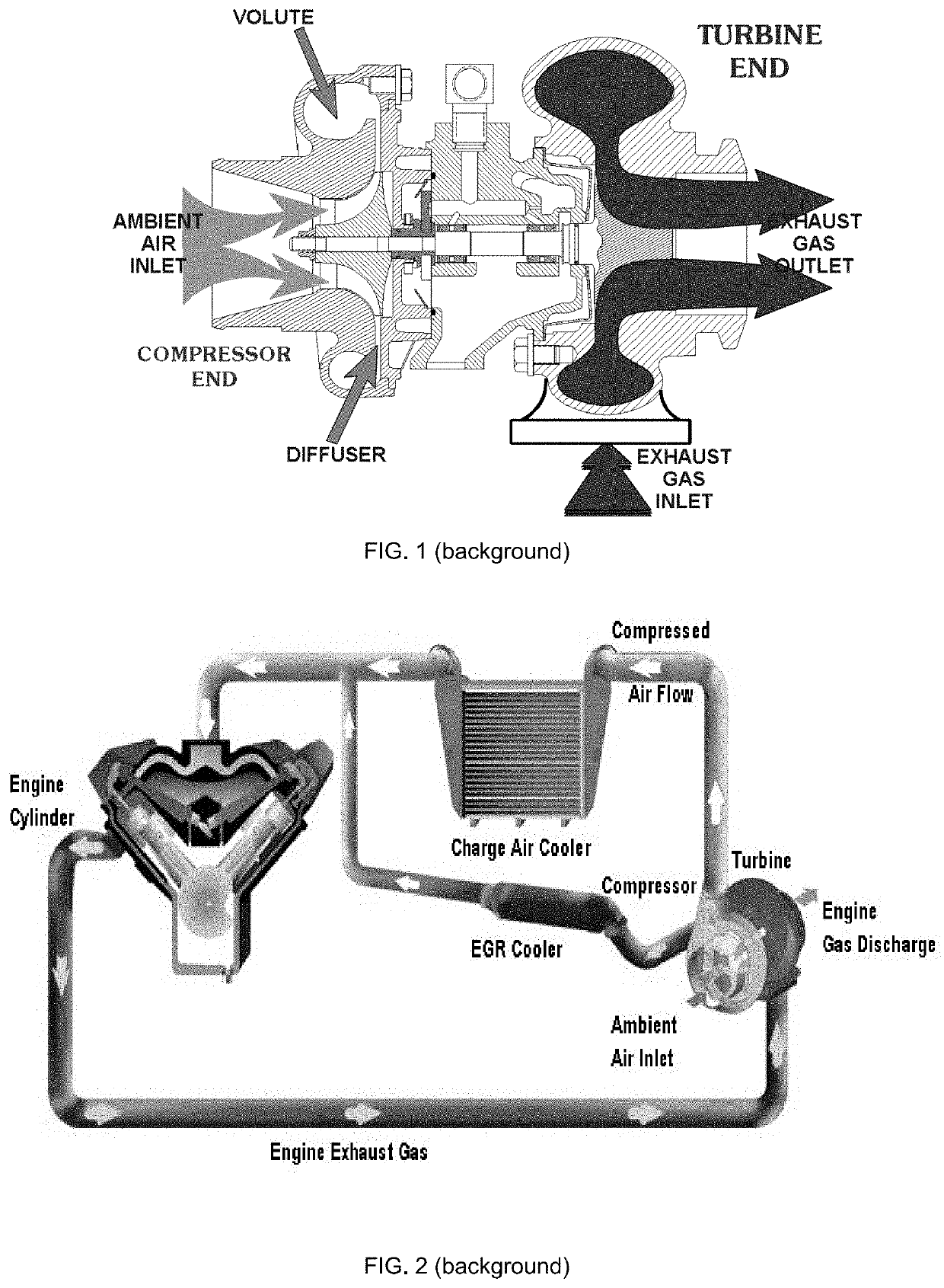 Turbine housing and method of improving efficiency of a radial/mixed flow turbine