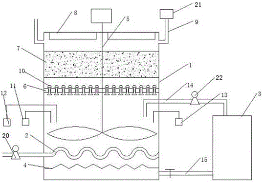 Flue gas desulfurization and mercury removal device