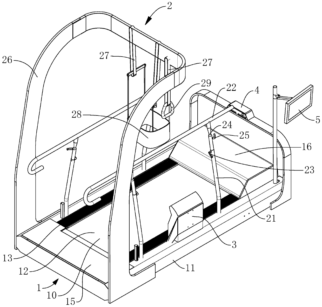 Gait rehabilitation training instrument and using method thereof