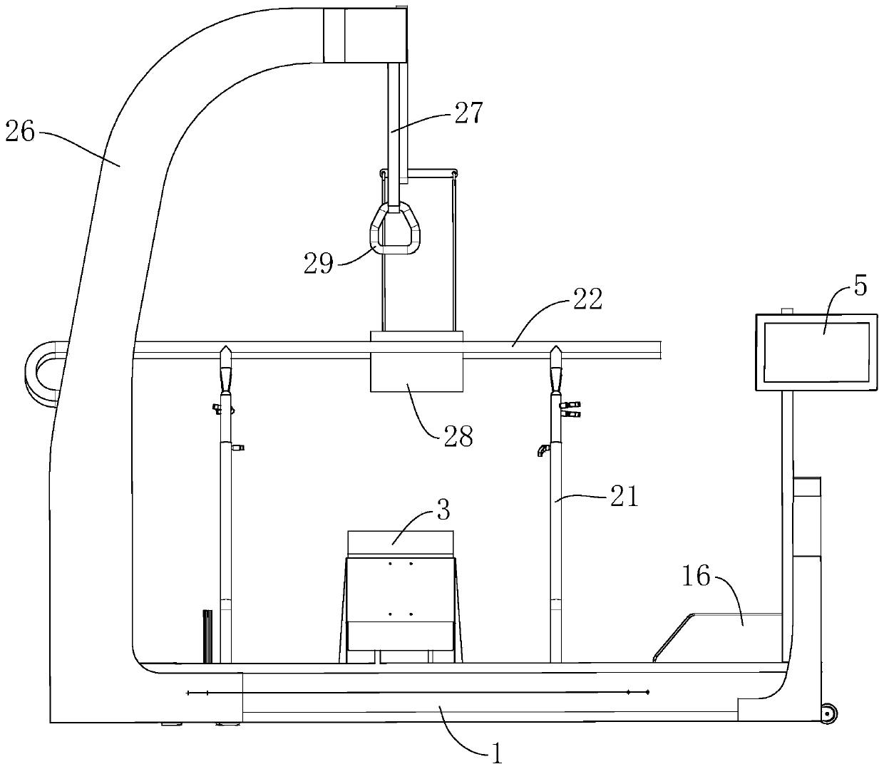 Gait rehabilitation training instrument and using method thereof