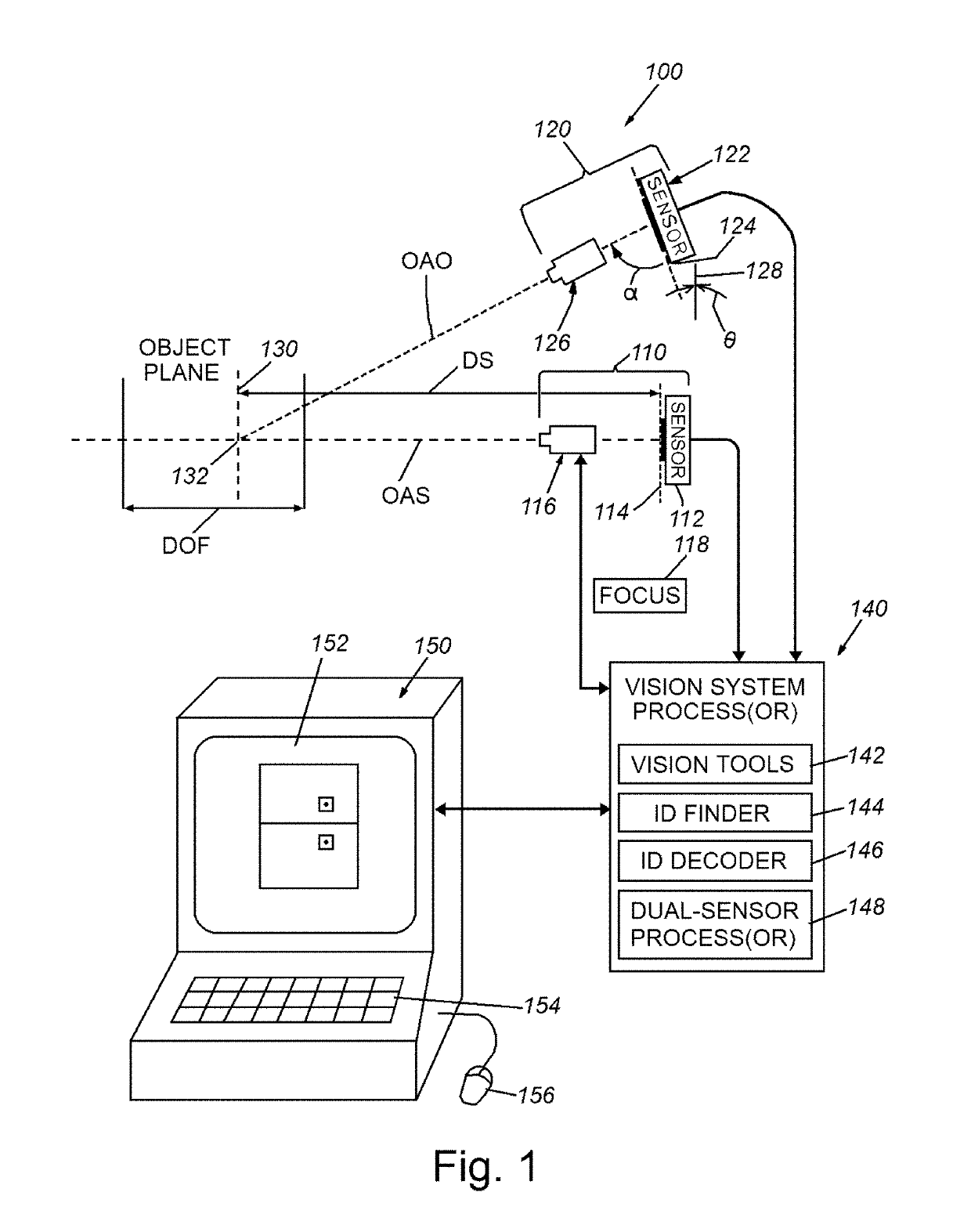 Dual-imaging vision system camera and method for using the same