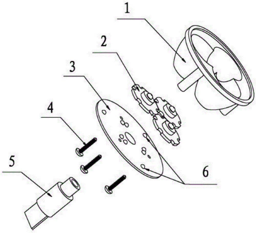 Large-power LED lamp with high heat conduction performance