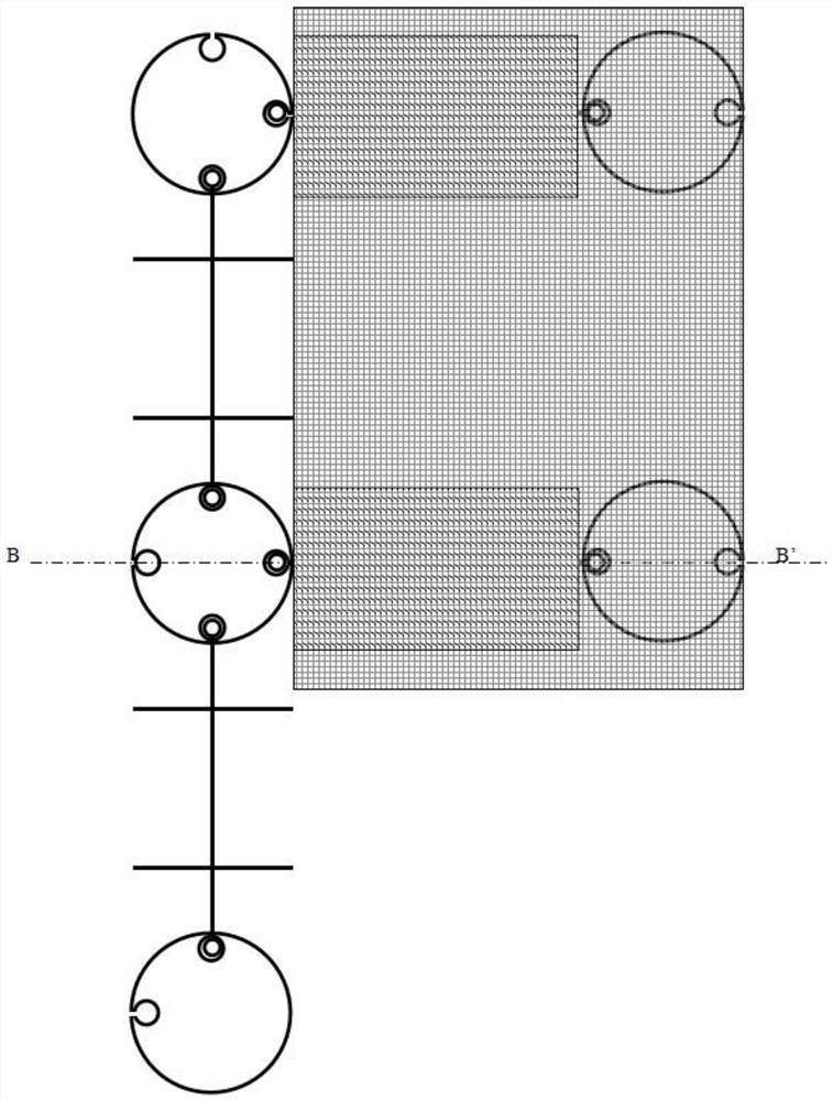 Rib plate unloading type combined steel pile supporting and anchoring structure and application