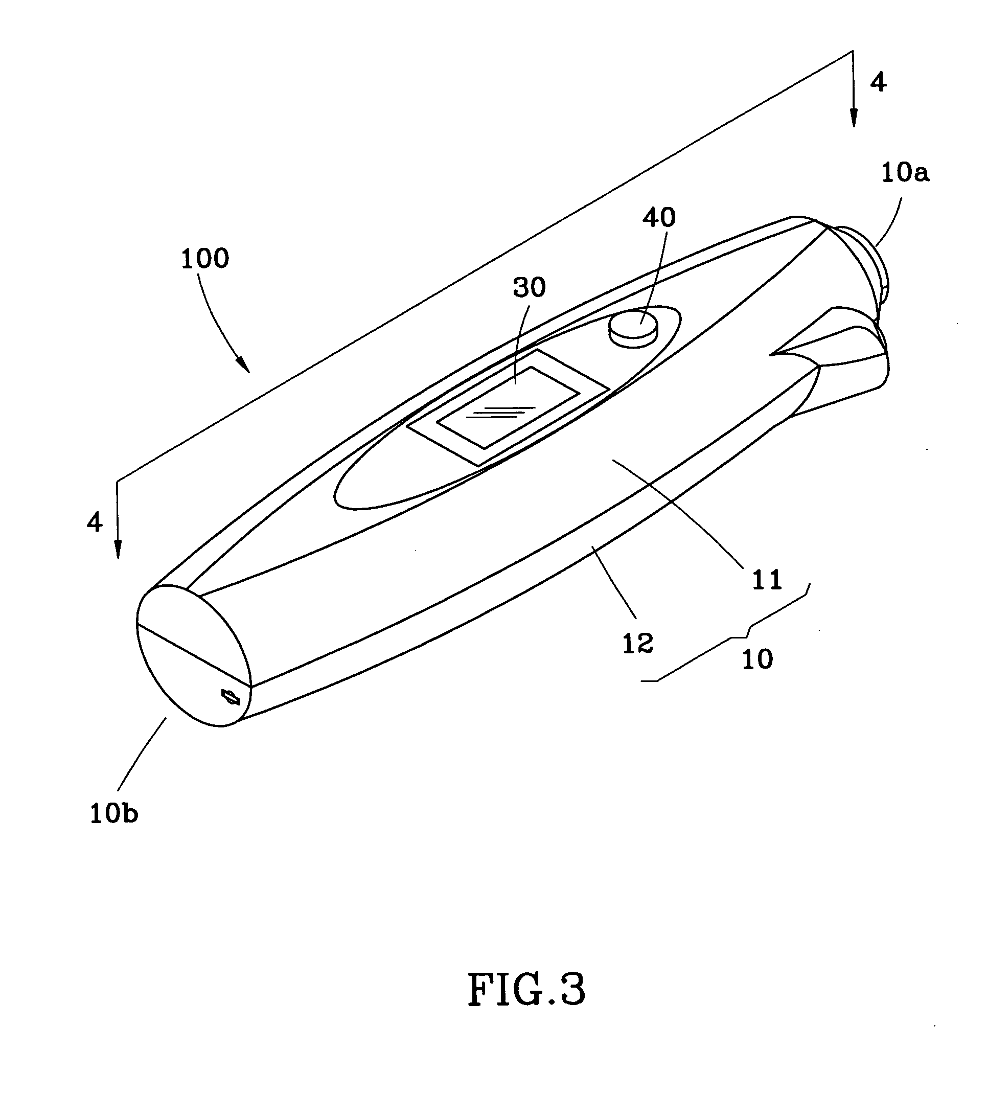 Electronic measuring device for measuring the pressure and tread depth of a tire