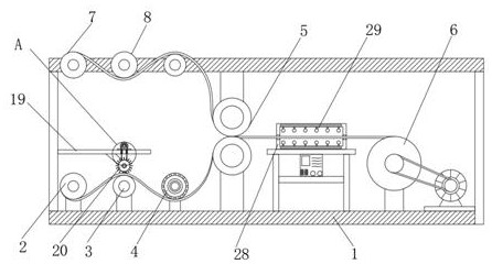 Composite production apparatus and method for aluminum foil glass fabric