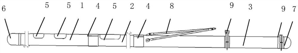 Cantilever magnetic probe rod for helicopter