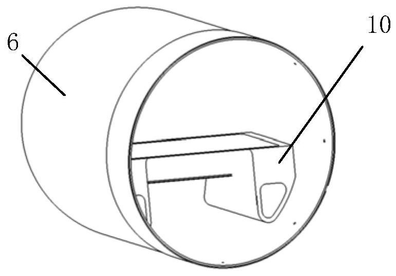 Cantilever magnetic probe rod for helicopter