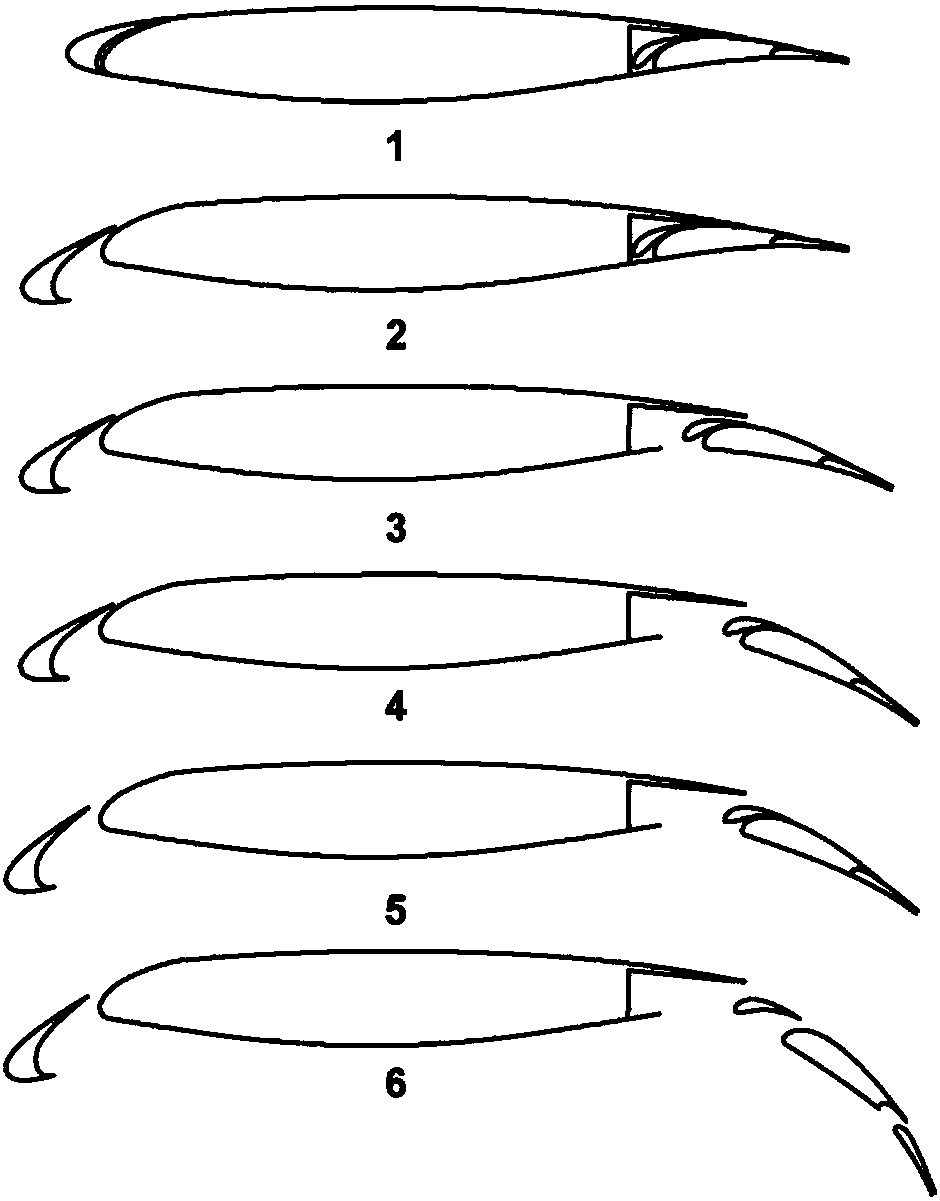 Wing movement airfoil