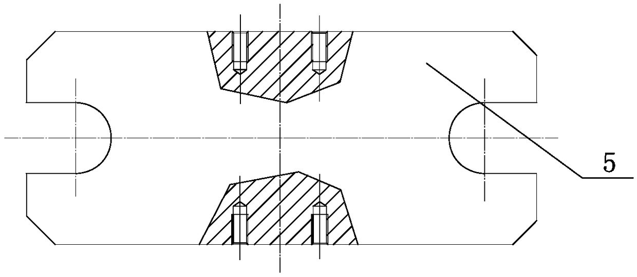 Machine body error surface size measurement device and method