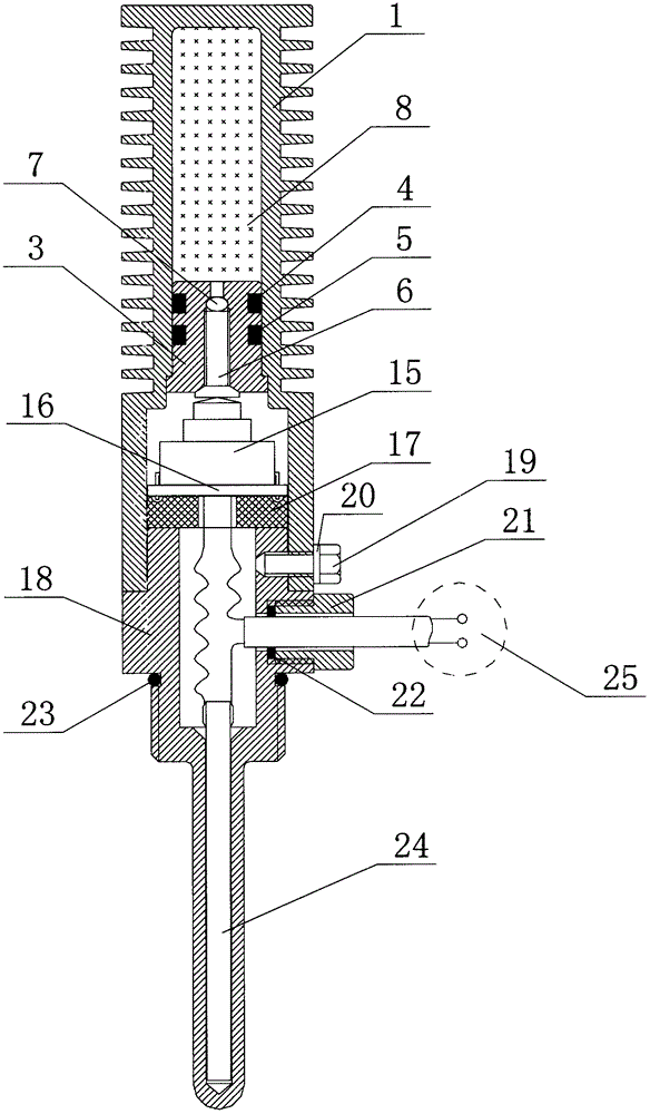 Ice driven anti-freezing control device