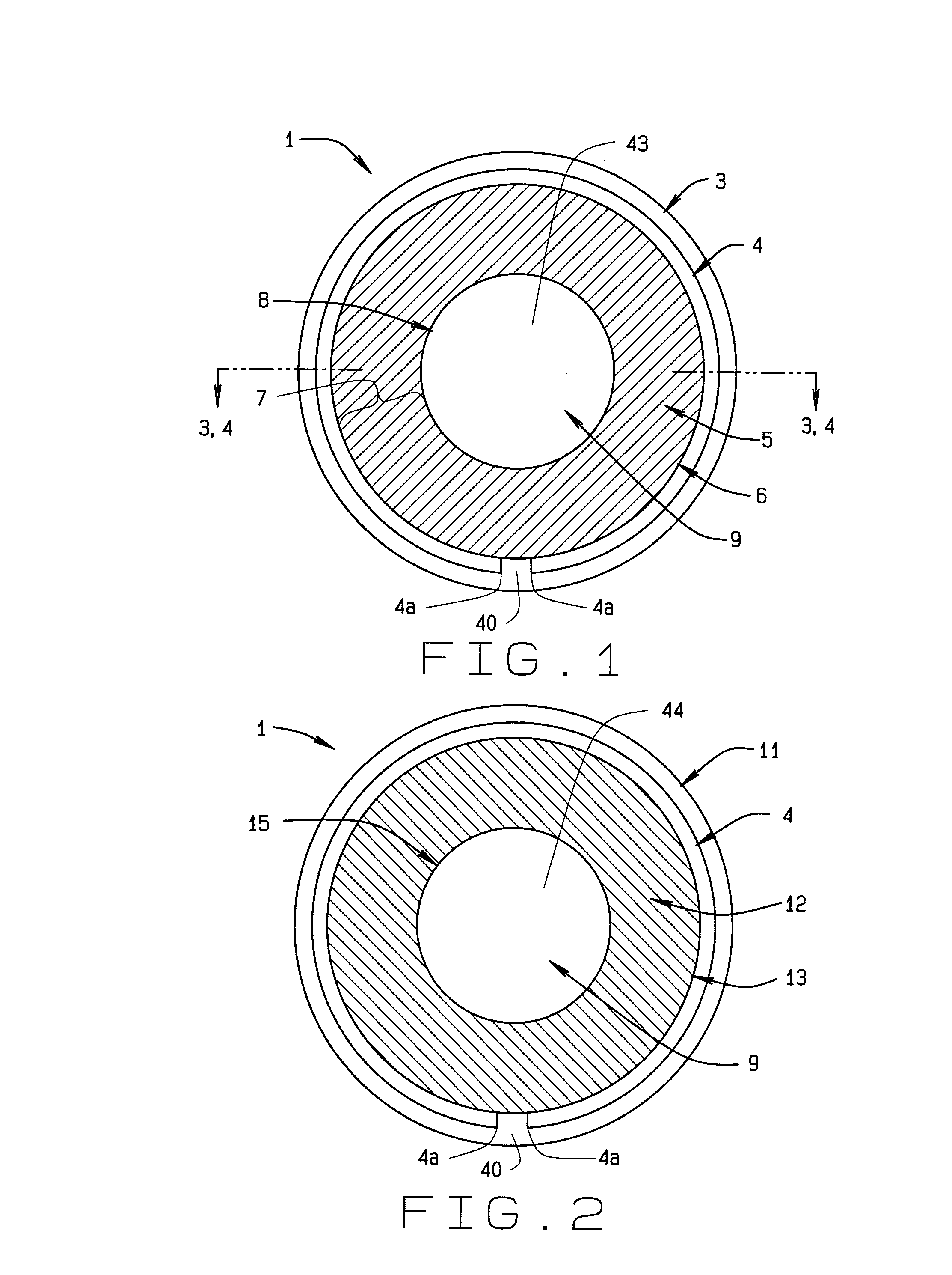 Dynamic multifocal contact lens dual layer with core