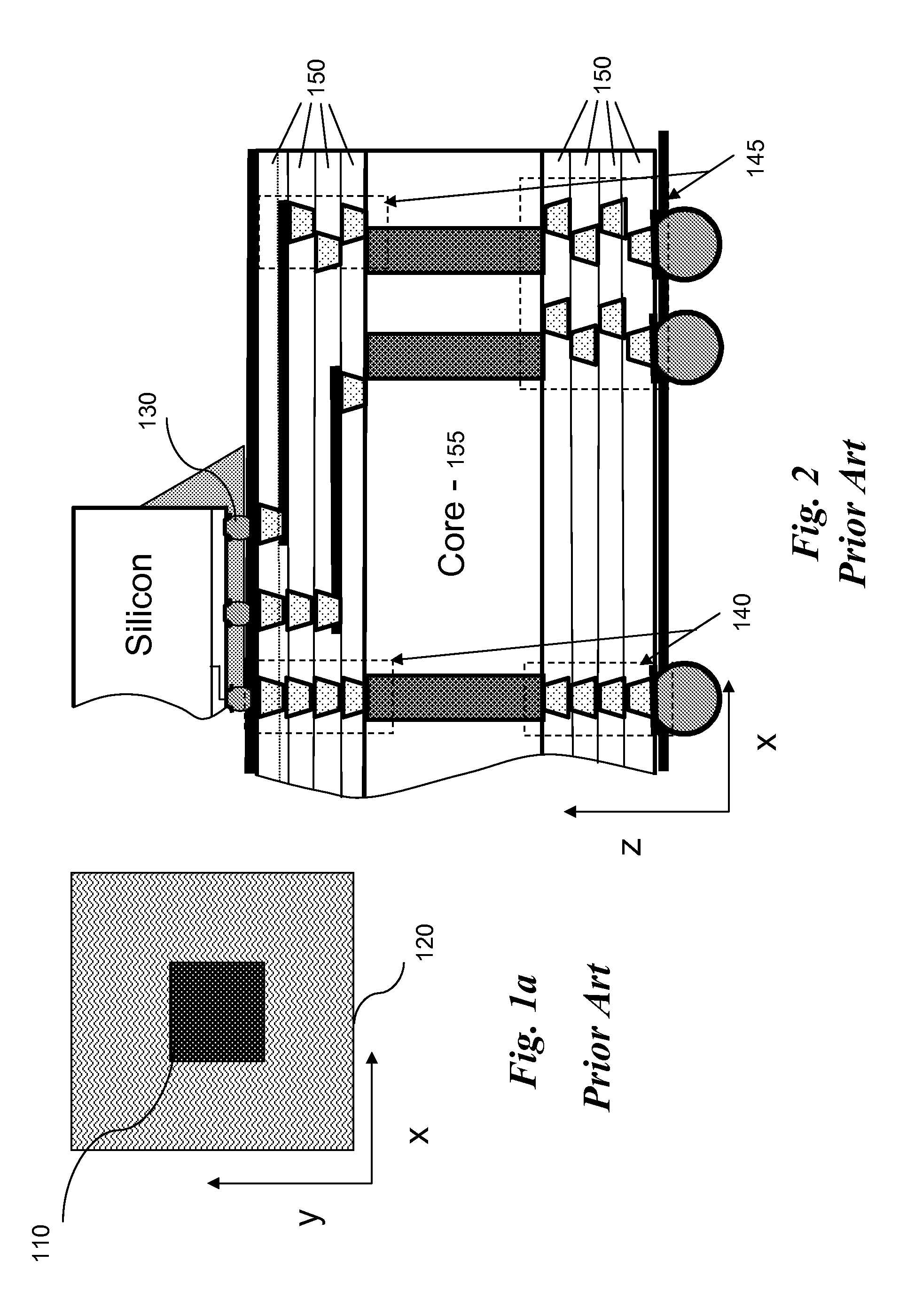 Construction of Reliable Stacked Via in Electronic Substrates - Vertical Stiffness Control Method