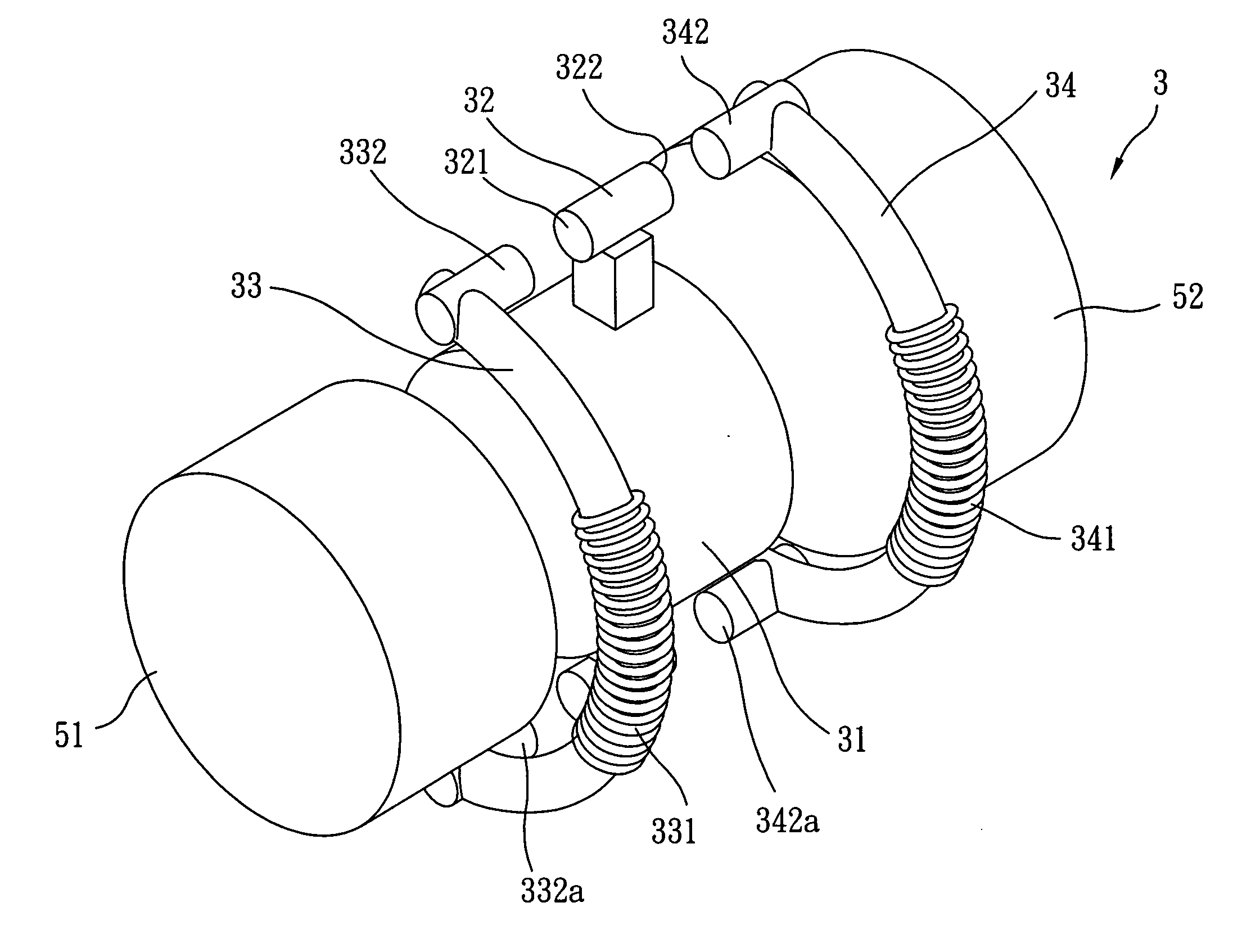 Electromagnetically actuated adjusting apparatus for lens