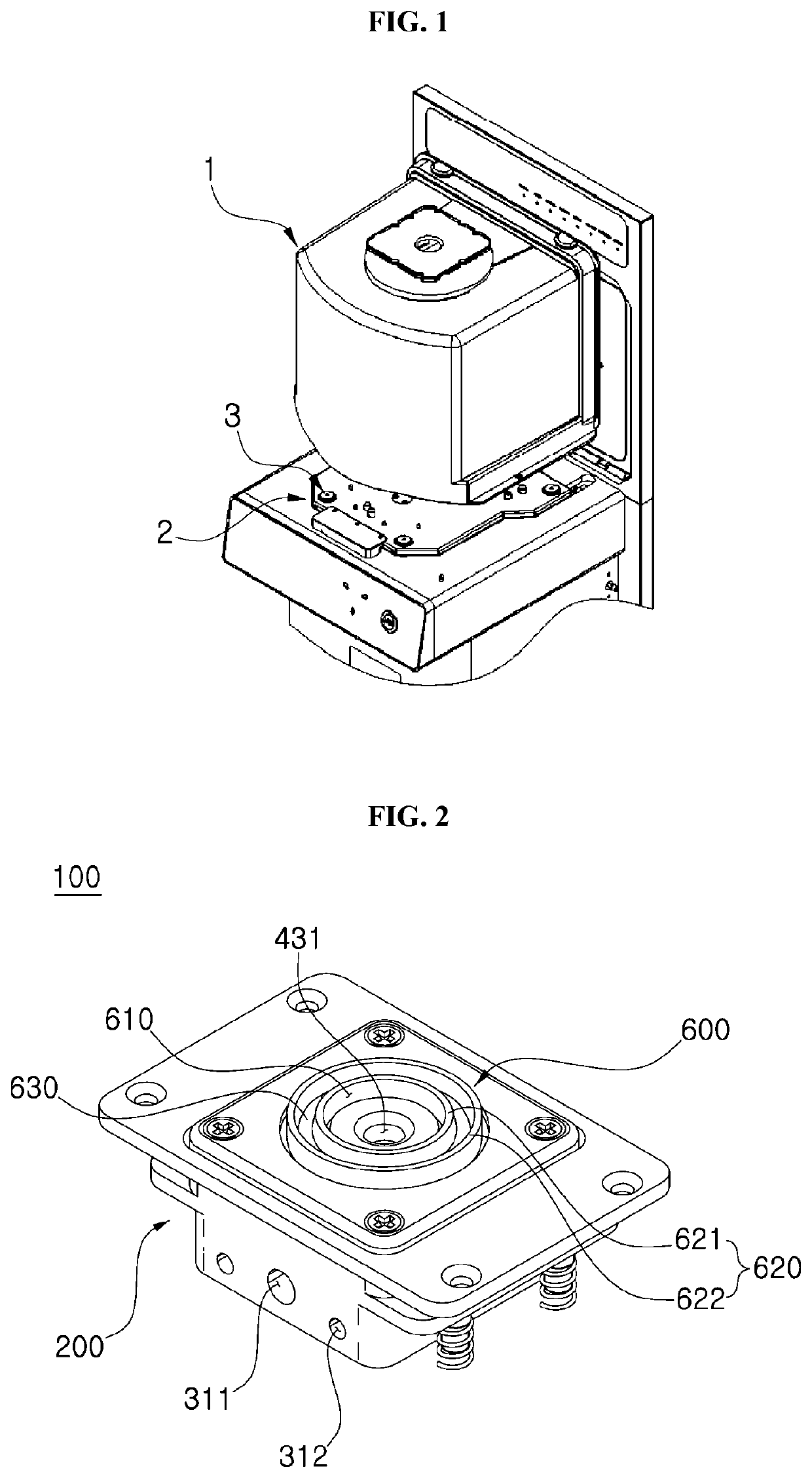 Purge nozzle module for load port