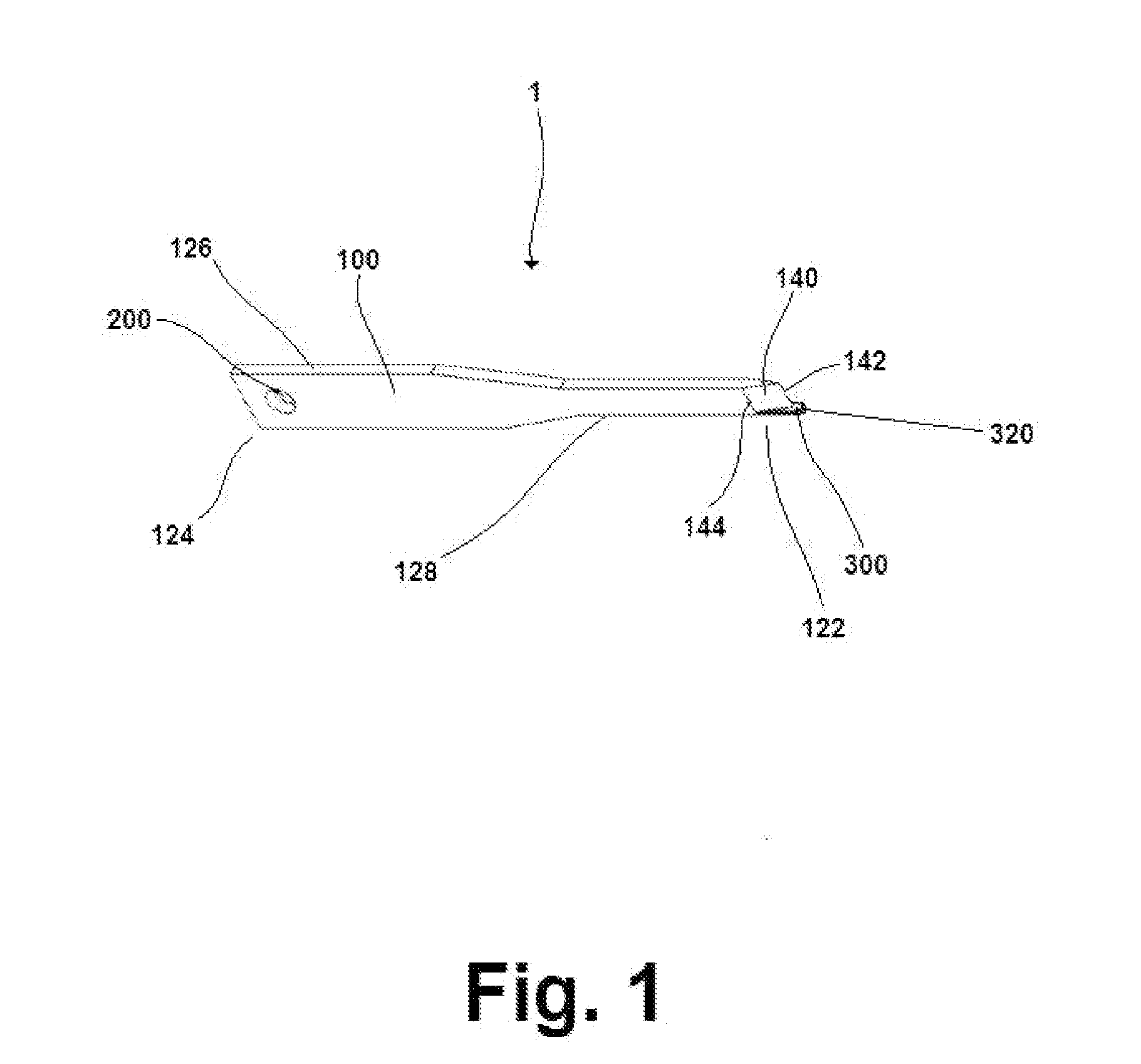 Surgical blade with integrated guard