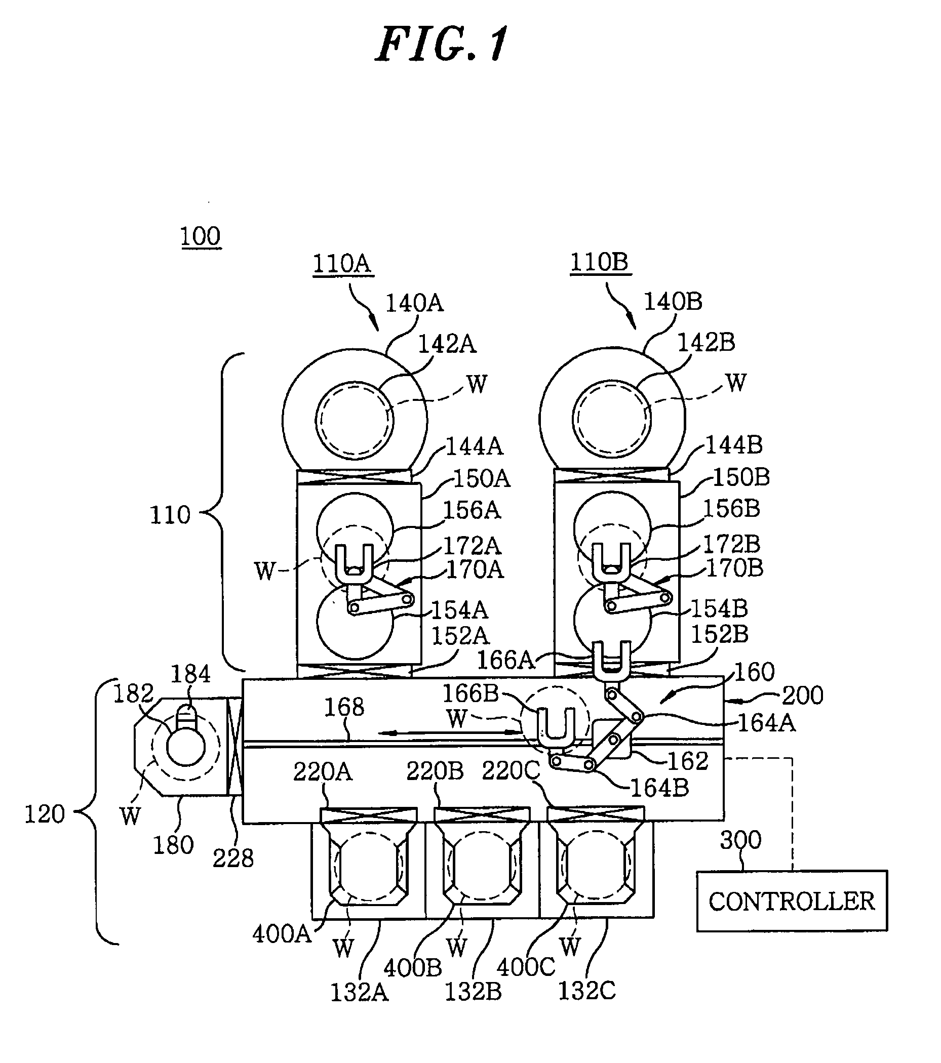 Substrate processing apparatus and particle adhesion preventing method