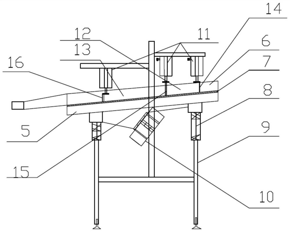 A deflash shaker for collagen ice pucks