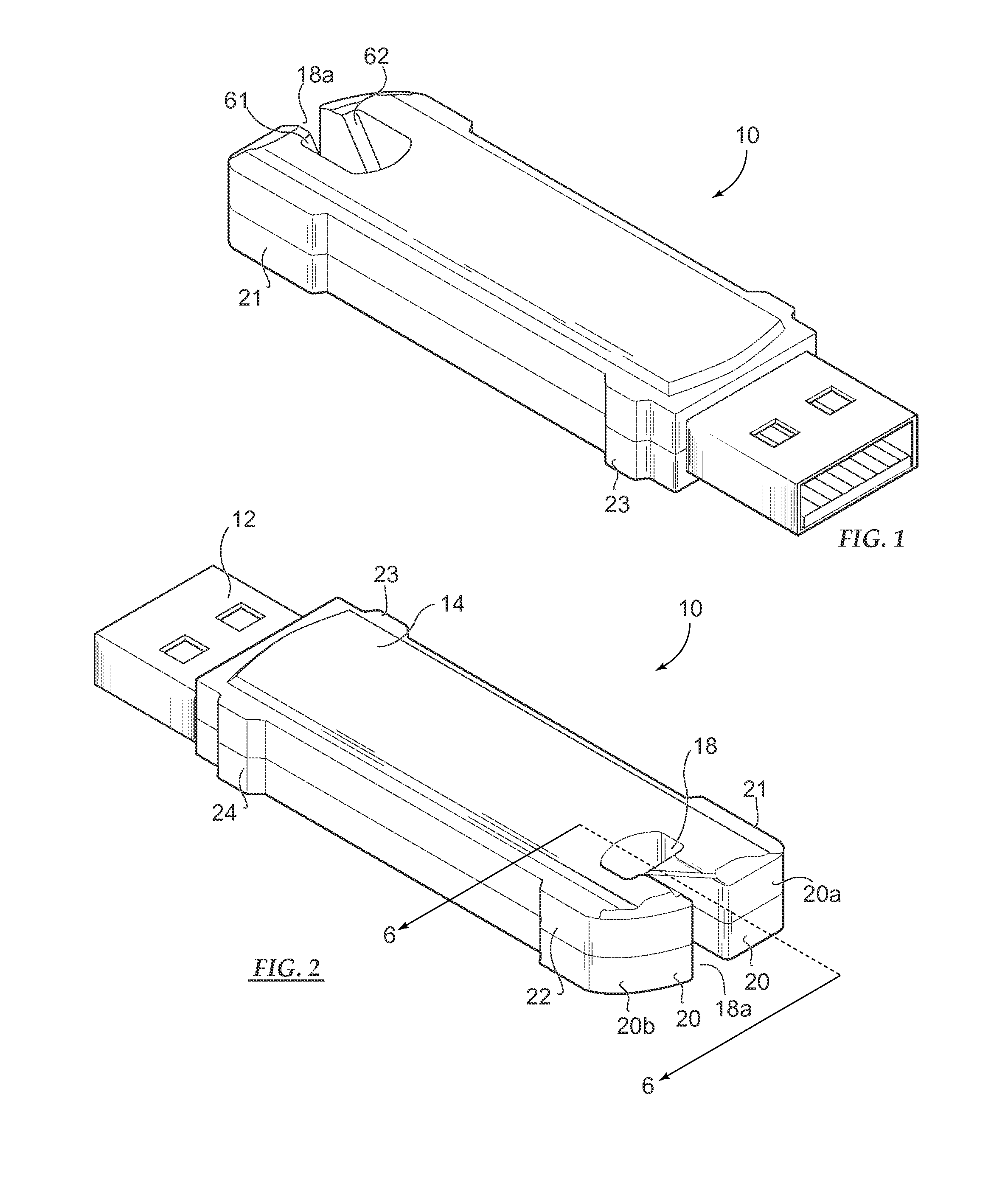 USB solid state storage device casing for automated writing and dispensing