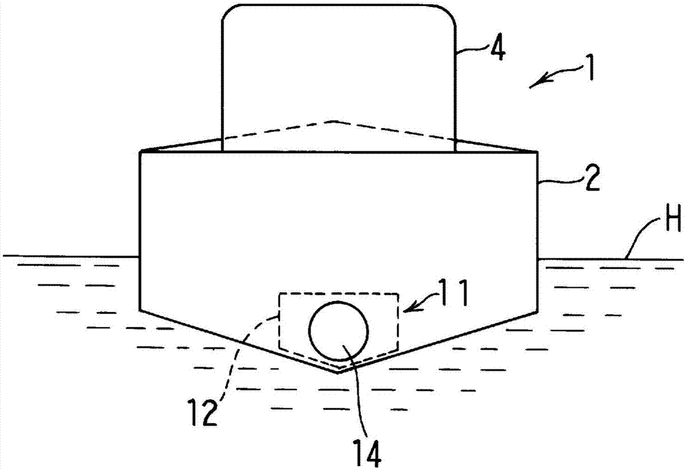 Planing ship and method for manufacturing same