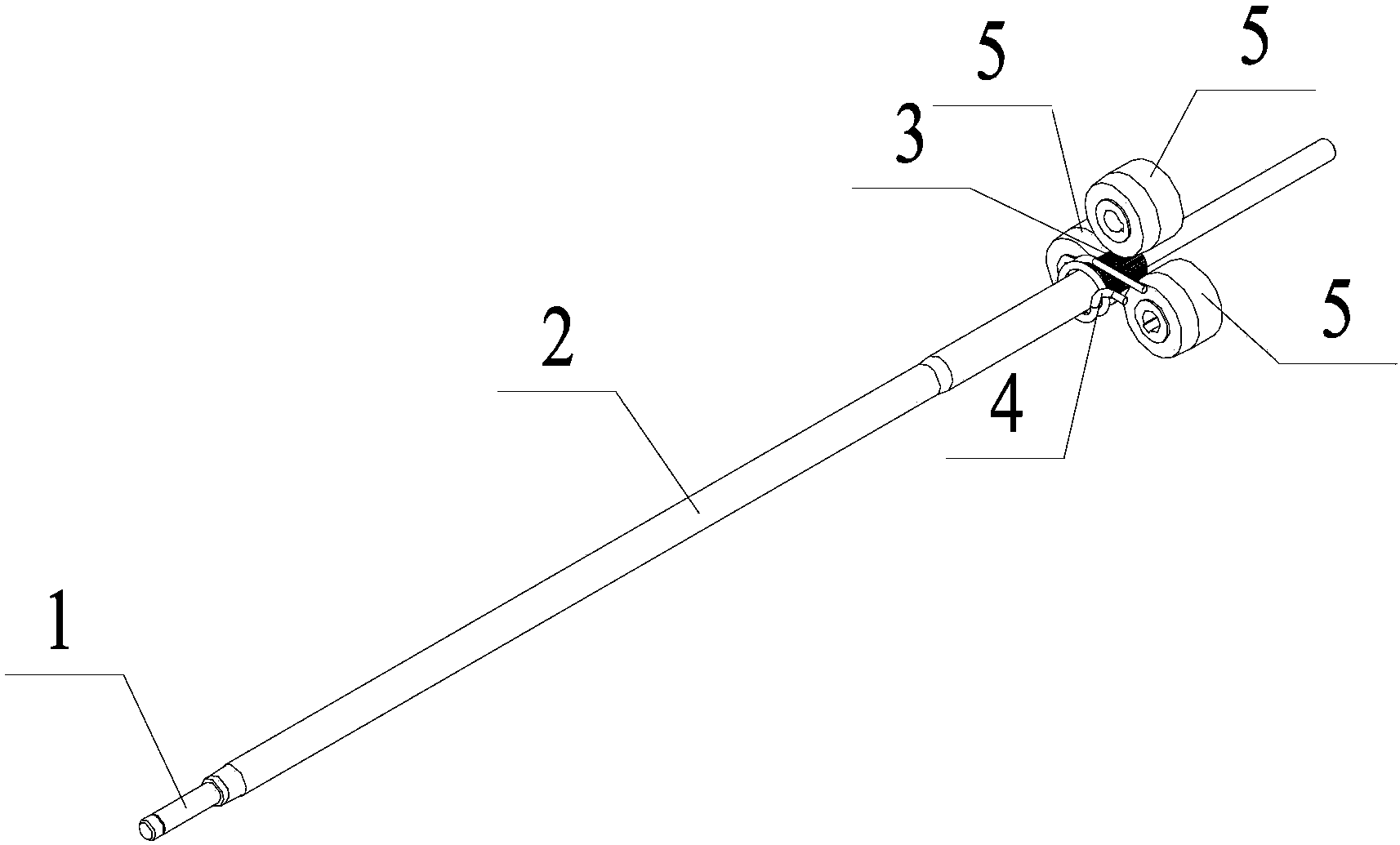 Method for axially feeding, extruding, rolling and forming spline shaft by medium-frequency and high-frequency sensing heating