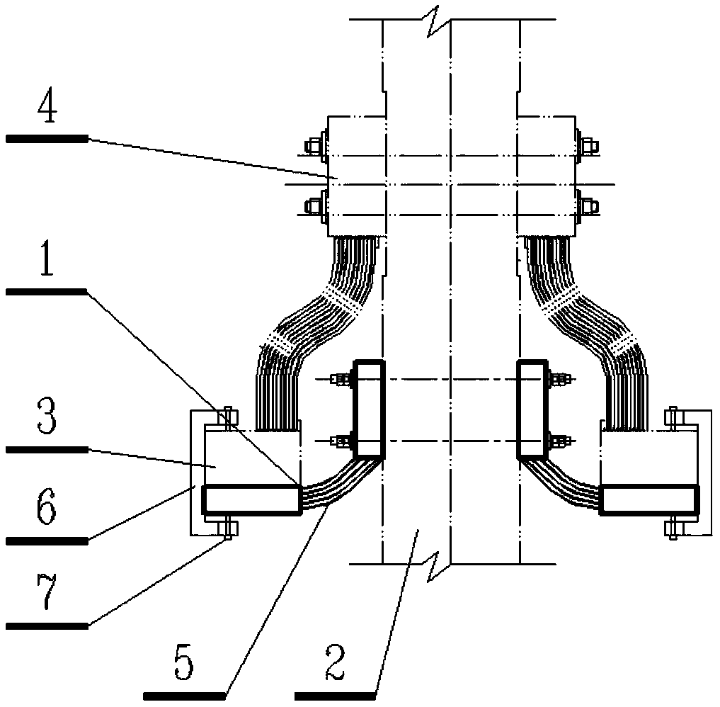 Aluminum electrolysis cell emergency short-circuiting device