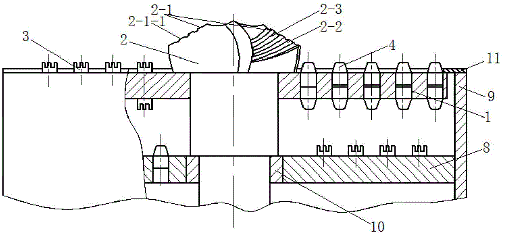 A combined multi-stage mud debris drill bit