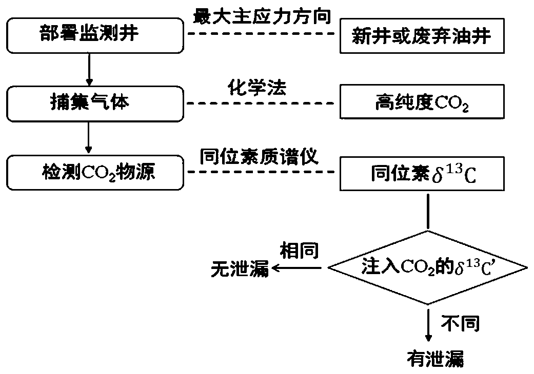 Device and method for monitoring leakage of carbon dioxide geological storage cap layer