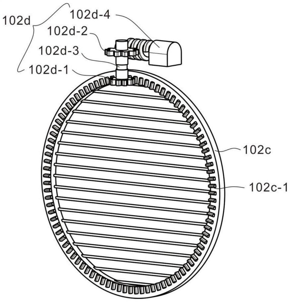 Quartz powder grinding device