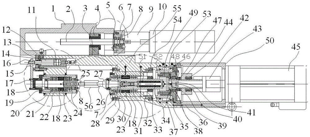 A direct-drive CNC gear hobbing tool holder