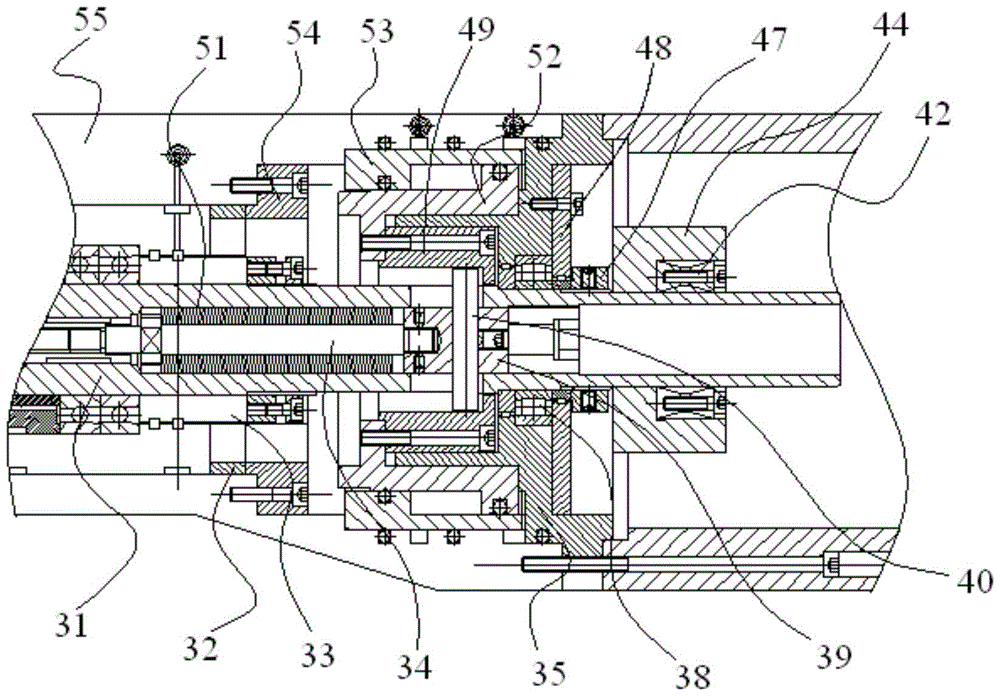 A direct-drive CNC gear hobbing tool holder