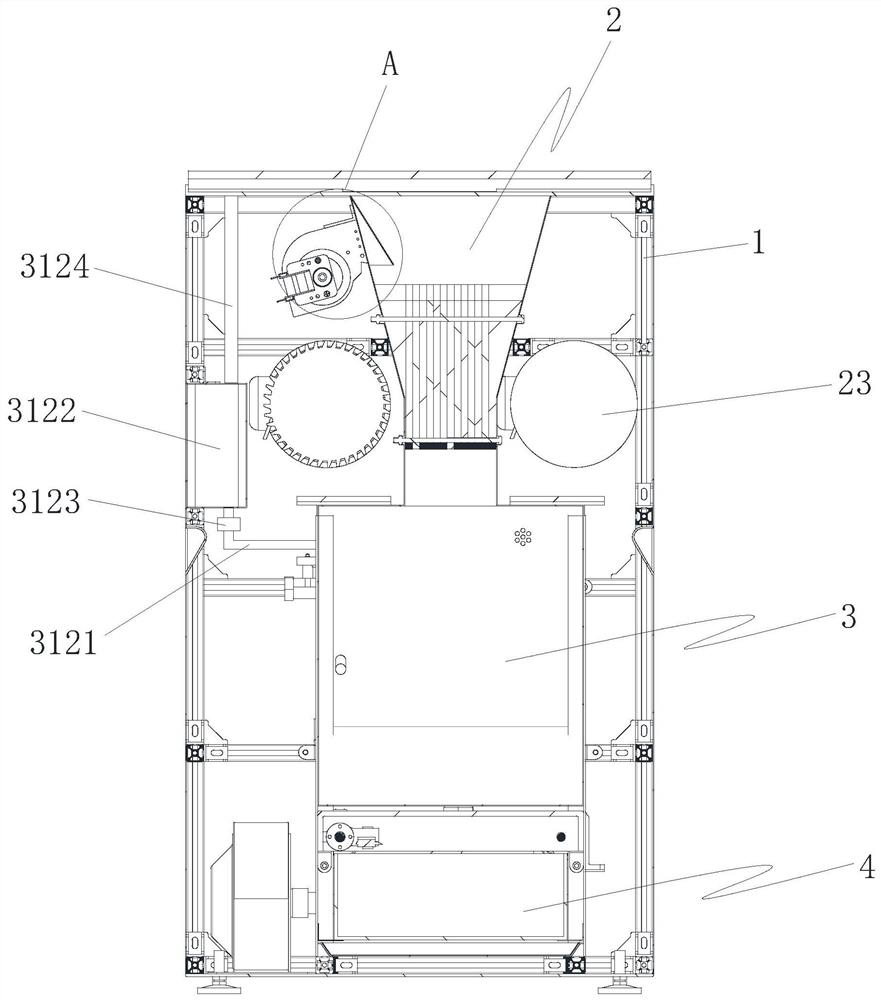 Kitchen garbage biological treatment machine with hard garbage crushing function and control method