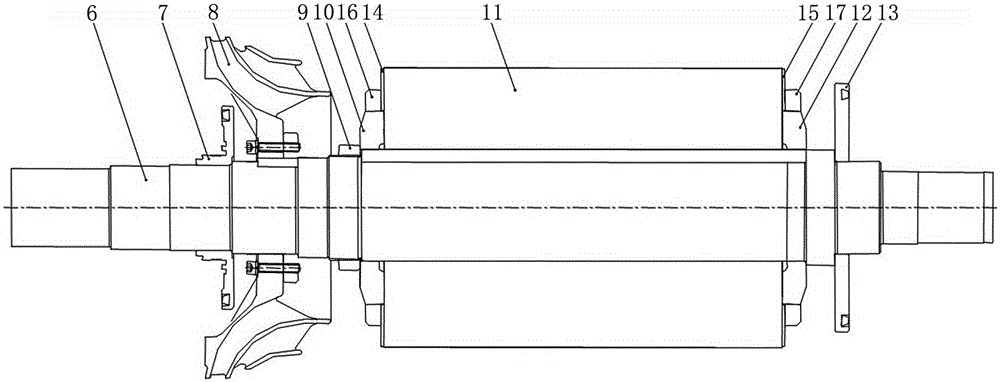 Ship propulsion vertical permanent magnet motor