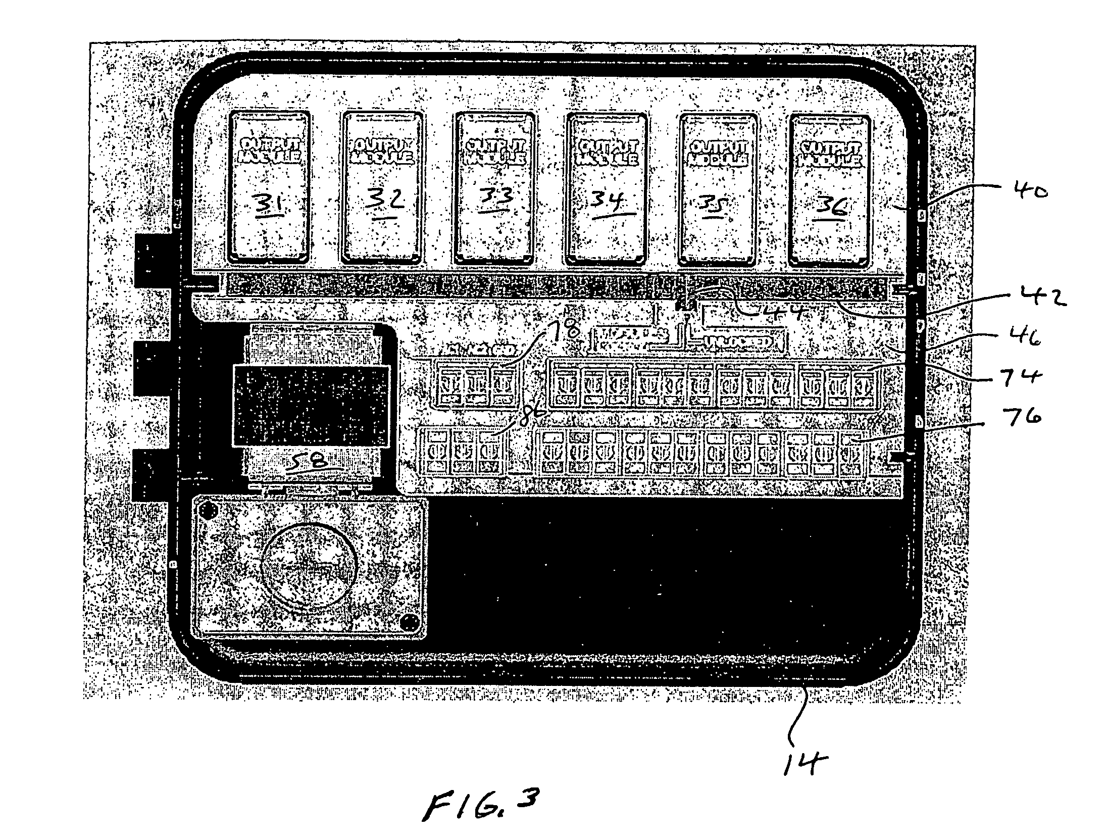 Modular irrigation controller with separate field valve line wiring terminals