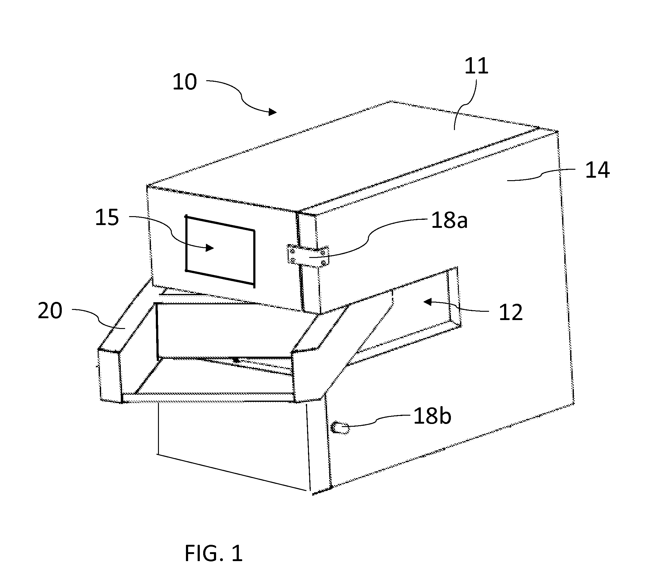 Oven having an H-shaped rotating door