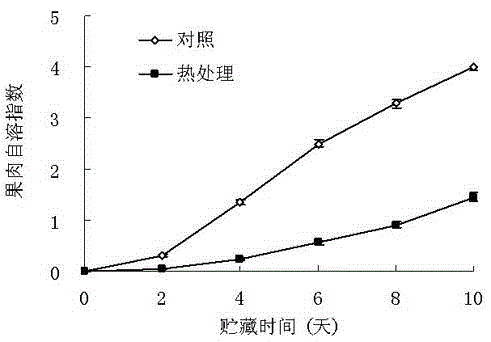 A physical treatment method for controlling the autolysis of postharvest longan fruit pulp