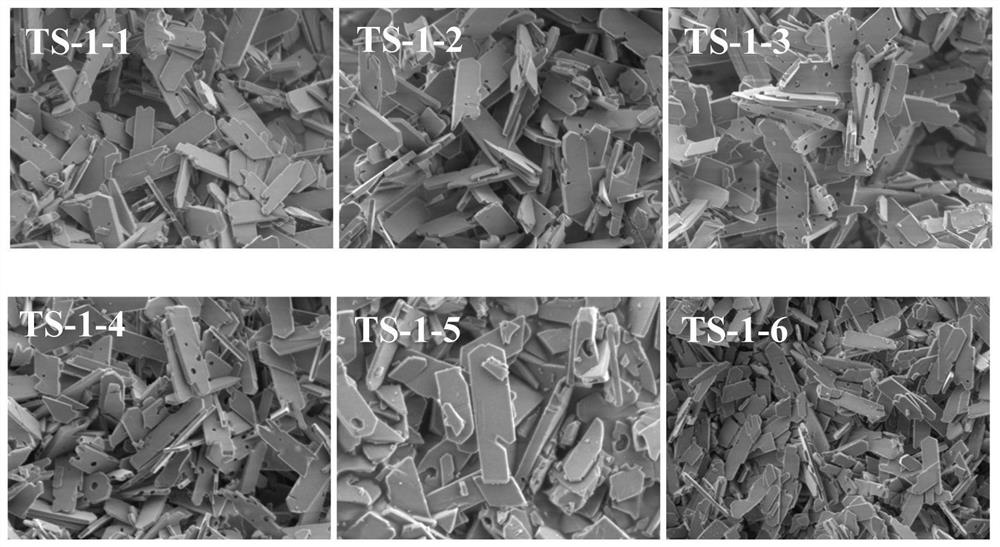 Lamellar TS-1 molecular sieve as well as preparation method and application thereof