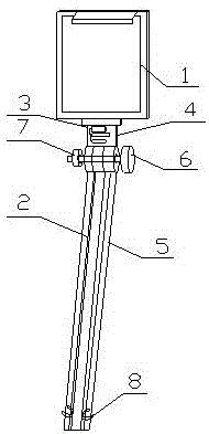 Selfie stick based on fractal structure