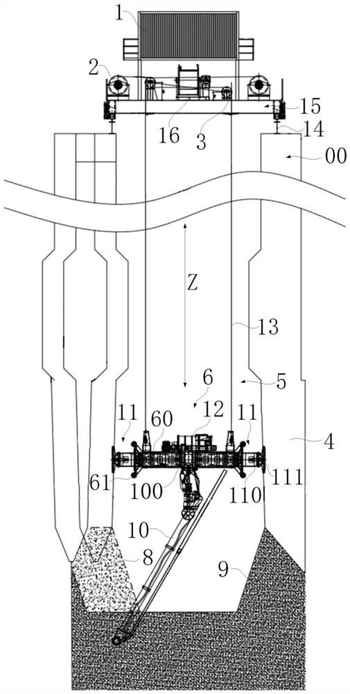 Underwater ground breaking robot